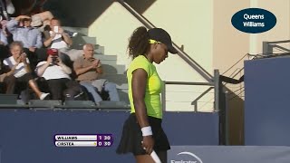 Serena Williams v Sorana Cirstea  Stanford 2012 SF Highlights [upl. by Aivatnwahs]