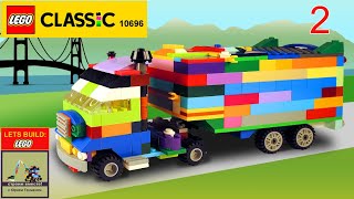 LEGO 10696 Truck 🚚🚛 How to build Volvo Semi Truck part 2 from Lego Classic 10696 💰👍 Save Money [upl. by Irehc]