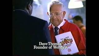 1999 Wendys winter spicy chicken sandwich melting hockey rink Canadian commercial [upl. by Nette]