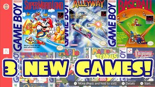 3 NEW Gameboy Games For NSO  Nintendo Switch  gogamego [upl. by Airat157]