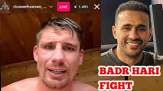 RICO VERHOEVENquot BADR HARI LAST FIGHT quot  LIVESTREAM IG review [upl. by Mackler]