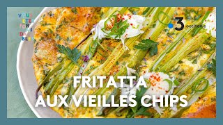 Recette anti gaspillage  Frittata aux vieilles chips [upl. by Elliot449]