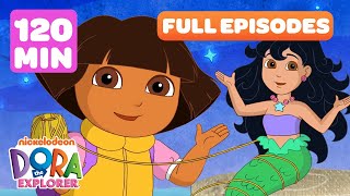 Dora FULL EPISODES Marathon ➡️  3 Full Episodes  2 Hour Compilation  Dora the Explorer [upl. by Kevan733]