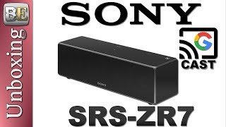 Sony SRSZR7 WiFi Chromecast speaker home automated audio first impressions [upl. by Areht]