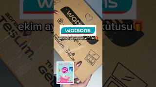 Watsons Ekim Ayı Sürpriz Kutusu🎁 reklamdeğildir watsonssürprizkutu [upl. by Chrissa1]