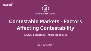 What are Contestable Markets [upl. by Patrizius518]