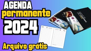 AGENDA 2024  Ganhe dinheiro em casa produzindo agendas [upl. by Neuburger]