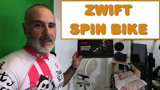 Zwift Spin Bike and Favero Assioma UNO Pedals [upl. by Mauchi]