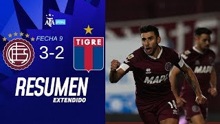 Lanus 32 Tigre  TorneoBetano  Resumen Extendido  Fecha 9 [upl. by Lemmueu199]