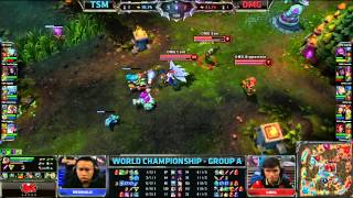 TSM vs OMG  Team Solomid vs OMG China  Worlds 2013 Group Stage D1  Full game HD [upl. by Emmalee]