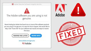 How to Disable Adobe Genuine Software Integrity Service [upl. by Kcirdahc]