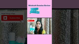 Skinkraft skin care products Review shortvideo skinkraft skinkraftreview beauty trending [upl. by Nnaeirelav]