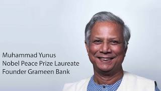 Interview with Muhammad Yunus Nobel Peace Prize Laureate Founder of the Grameen Bank [upl. by Aicekal]