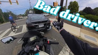 Taking my Yamaha R3 out for errands Pt2 [upl. by Grae]