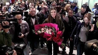 Miss Universe Iris Mittenaere comes back to France for the first time since awarded [upl. by Avrom643]