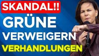 💥Skandal Grüne lehnen Gespräche ab – AmpelRegierung zerbricht💥 [upl. by Maffa]