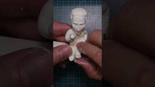 Creating a Mini Marcel Duchamp  Timelapse art shorts clayart [upl. by Madeline]