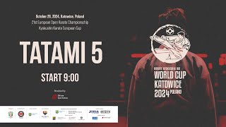 TATAMI 5  DAY 1  KARATE KYOKUSHIN IKO WORLD CUP KATOWICE 2024 POLAND [upl. by Norha]