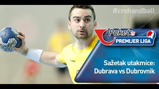 Paket 24 Premijer liga sažetak Dubrava vs Dubrovnik [upl. by Ahtnahc467]