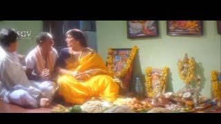 ದೇವರ ನೈವೇದ್ಯಕ್ಕೆ ಇಡ್ಲಿ ವಡೆ ಮಾಡಿದ ಜಯಮಾಲ  Comedy Scene  Geluvina Saradara Kannada Movie  Shrinath [upl. by Maddalena]