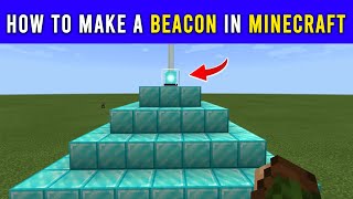 How to make a Beacon in Minecraft  StepbyStep Tutorial [upl. by Wolsky]