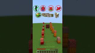 Lowest Lasers vs Different Mobs meme shorts minecraft [upl. by Sivahc]