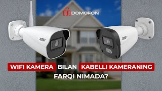 WiFi kamera yaxshimi yoki kabelli kamera WiFi kamera bilan Kabelli kamera oʻrtasidagi baʼzi farqlar [upl. by Berriman]