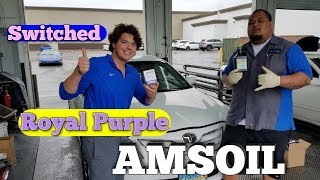 Switched Aviis 2010 Toyota Camry from Royal Purple to AMSOIL [upl. by Aihseken]