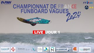 Live Championnat de France Funboard Vagues 2024  Jour 1 [upl. by Htedirem]