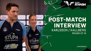 Kristian KarlssonChristina Kallberg PostR16 Interview  SaudiSmash 2024 [upl. by Johann]