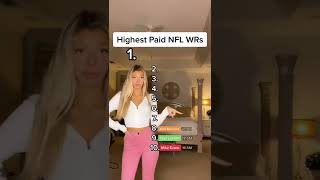 Highest Paid NFL WRs shorts [upl. by Martz]