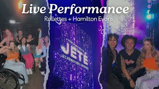 Rollettes  Hamilton Evans LIVE performance at Club Jete in West Hollywood [upl. by Leanatan]