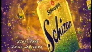 Schweppes Schizan advert  Broadcast 10th October 1995 ITV UK [upl. by Hairahs145]