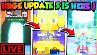 🔴LIVE  HUGE UPDATE 5 IS HERE in PET SIMULATOR 99 GIVEAWAYS amp GRINDING Roblox [upl. by Ailemaj]