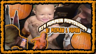 D3 amp Me Pumpkin Photoshoot Fun with Memaw amp Papaw 🎃🍁 [upl. by Alilad]