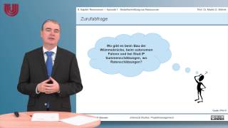 Teil 25 Bedarfsermittlung Projektmanagement 9 Ressourcen [upl. by Binnie]