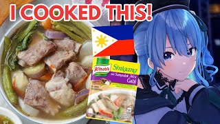 Suisei Can Cook This Filipino Dish [upl. by Nyrret857]