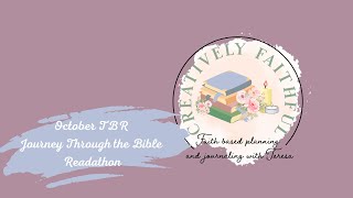 October TBR  Journey Through The Bible Readathon [upl. by Ricky637]