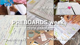 PREBOARDS WEEK  STUDY VLOG  CBSE 10TH GRADER  MAHED FATIMA [upl. by Etaner401]