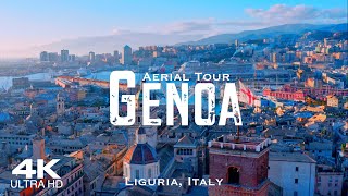 GENOA 🇮🇹 GENOVA 2024 Drone Aerial 4K  LIGURIA Genua Italy Italia [upl. by Valleau764]