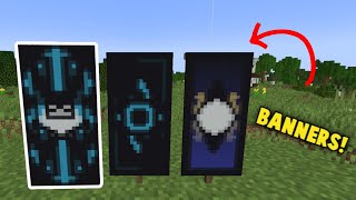 3 AMAZING Banner Designs  A Minecraft Tutorial [upl. by Baldridge]