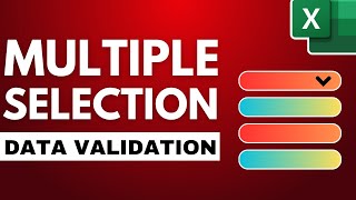 How to Create A MULTISELECT DropDown List in Excel [upl. by Upshaw833]