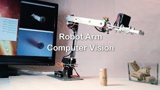 Arduino Robot arm with Computer Vision [upl. by Melliw]