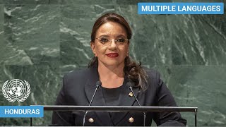 🇭🇳 Honduras  President Addresses United Nations General Debate 78th Session  UNGA [upl. by Eduj]