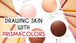 DRAWING SKIN WITH PRISMACOLORS Coloured Pencil Drawing Tutorial Episode 5 [upl. by Sheridan]