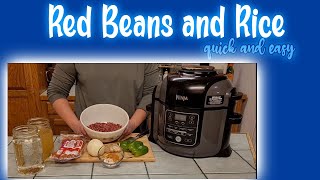 Red Beans and Rice in the Ninja Foodi or Instant Pot [upl. by Parfitt]