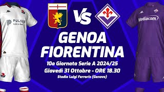 GOSENS E DE GEA REGALANO IL SORRISO A PALLADINO FIORENTINA CORSARA 10 SUL CAMPO DEL GENOA [upl. by Elysee59]