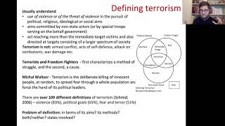 Terrorism lecture [upl. by Leiuqeze188]