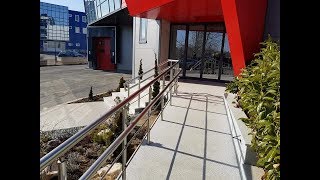 Outdoor Stainless Steel Railing Design For Ramp  स्टील रेलिंग डिजाइन  SS Railings Manufacturer [upl. by Nylrahc]