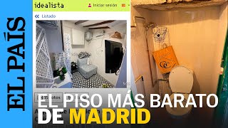 Visita al piso de alquiler más barato de Madrid 400 euros por 6 metros cuadrados  EL PAÍS [upl. by Ydnolem]